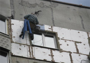Наружное утепление стен квартир и домов в Киеве